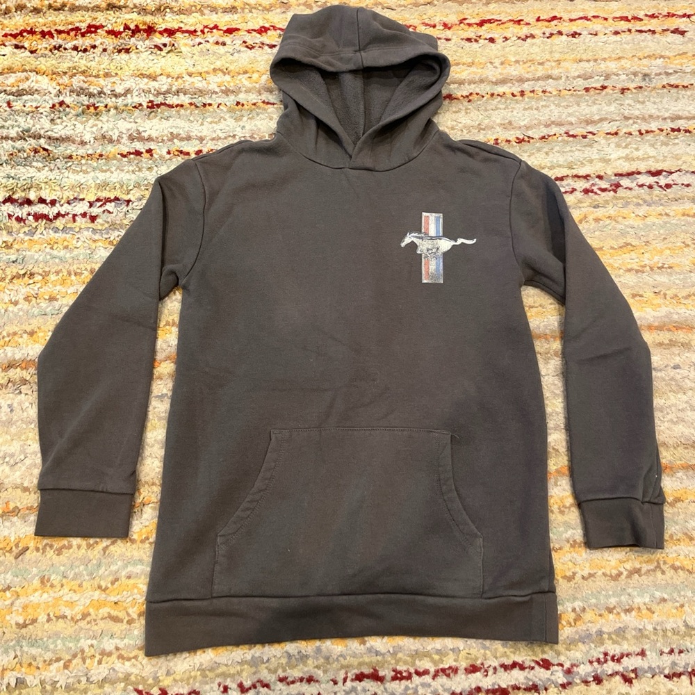 Ford Gray Hoodie with Logo